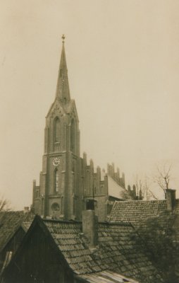 Klaipėdos katalikų bažnyčios bokštas
