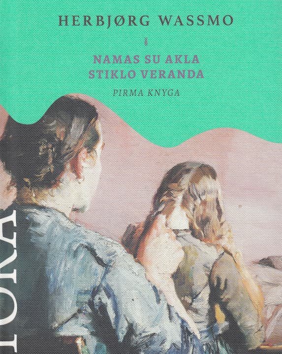 Namas su akla stiklo veranda