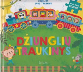 Džiunglių traukinys. Dėlionių knygelė